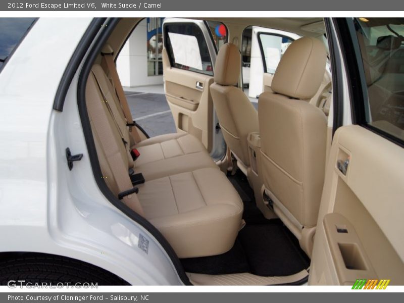 White Suede / Camel 2012 Ford Escape Limited V6