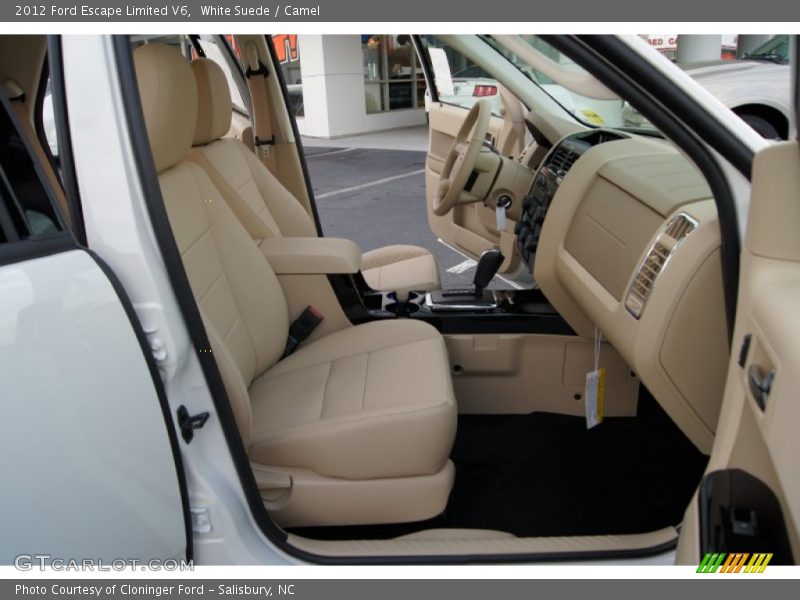 White Suede / Camel 2012 Ford Escape Limited V6