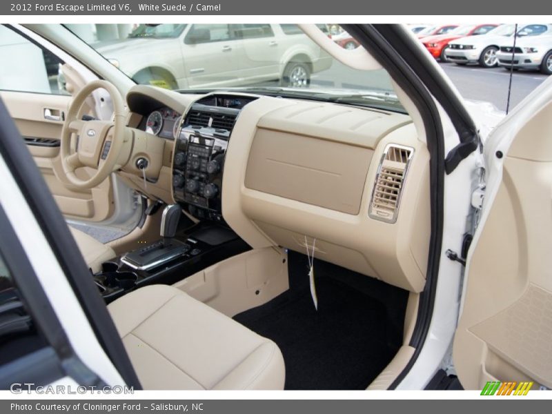 White Suede / Camel 2012 Ford Escape Limited V6