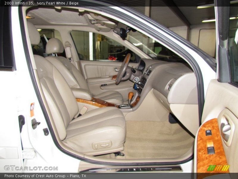 Ivory Pearl White / Beige 2003 Infiniti I 35