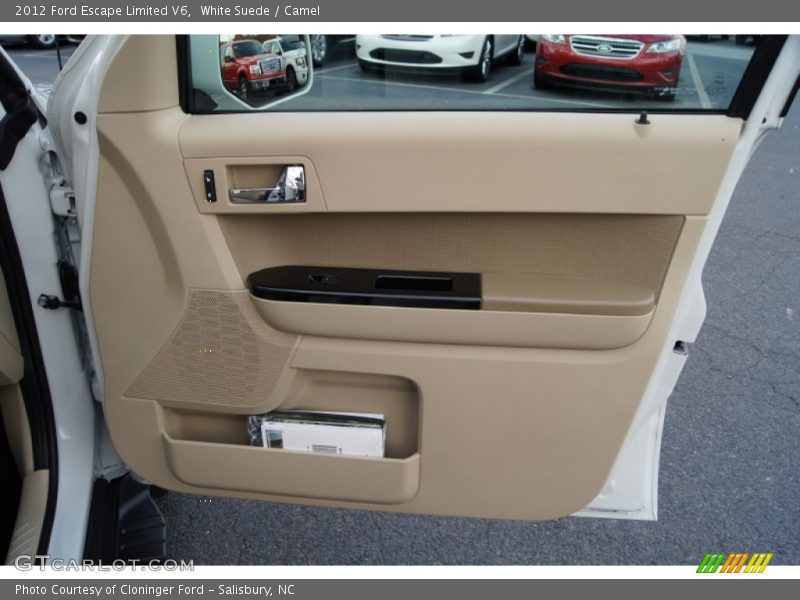 White Suede / Camel 2012 Ford Escape Limited V6