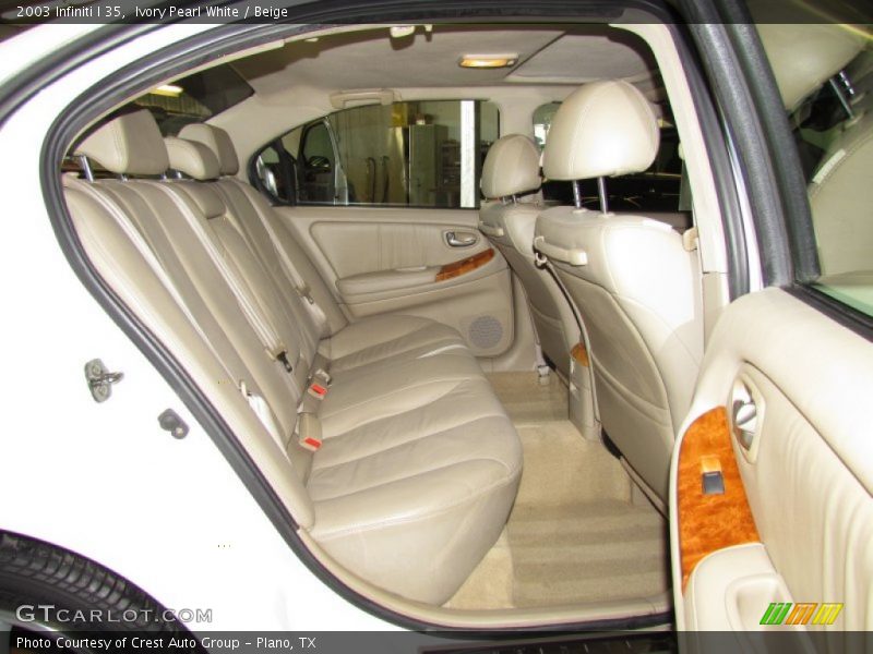 Ivory Pearl White / Beige 2003 Infiniti I 35