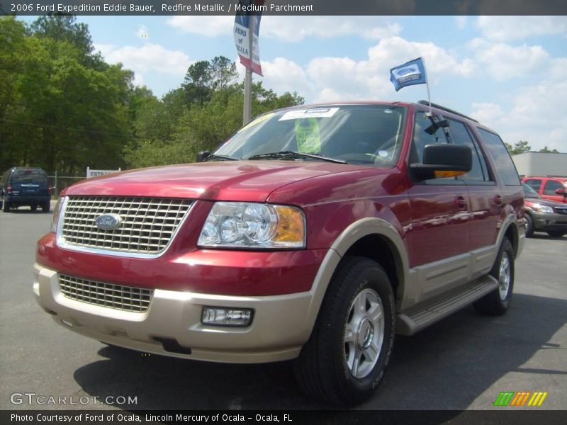 Redfire Metallic / Medium Parchment 2006 Ford Expedition Eddie Bauer
