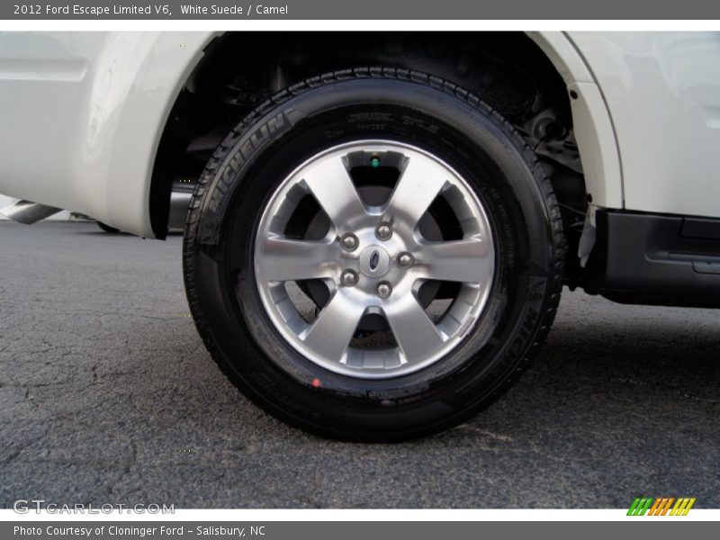 White Suede / Camel 2012 Ford Escape Limited V6