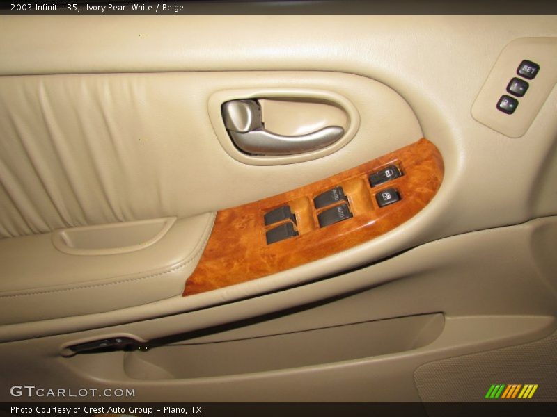 Ivory Pearl White / Beige 2003 Infiniti I 35