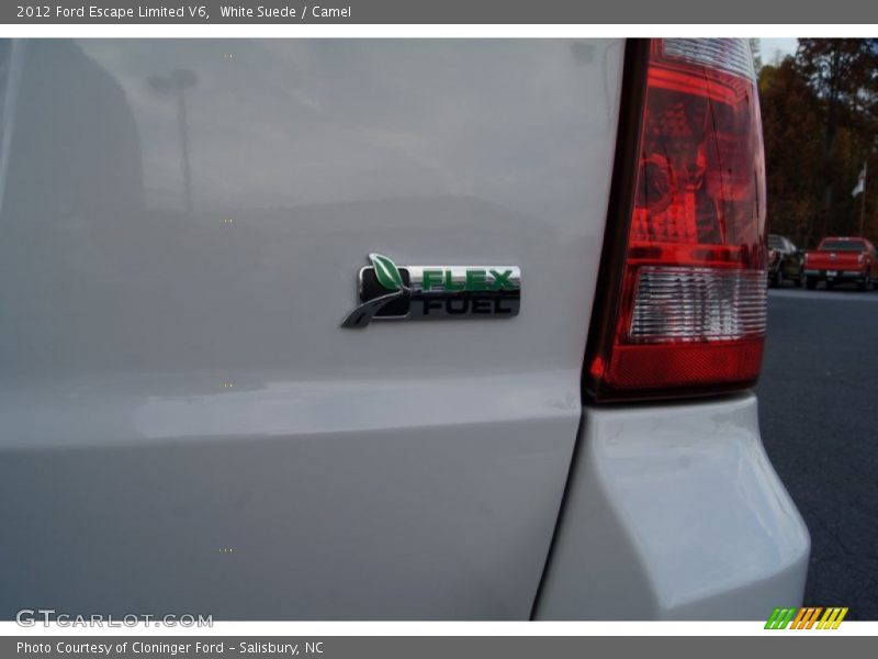White Suede / Camel 2012 Ford Escape Limited V6