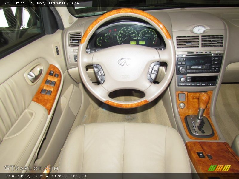 Ivory Pearl White / Beige 2003 Infiniti I 35