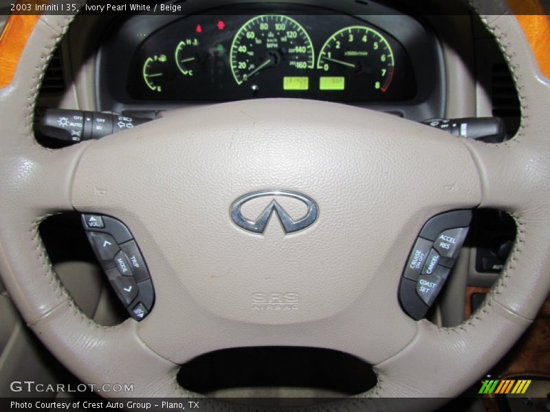 Ivory Pearl White / Beige 2003 Infiniti I 35