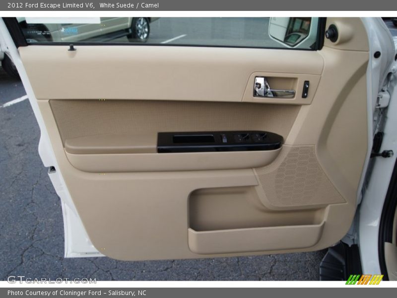 White Suede / Camel 2012 Ford Escape Limited V6