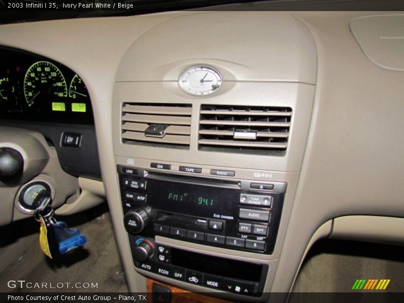 Ivory Pearl White / Beige 2003 Infiniti I 35