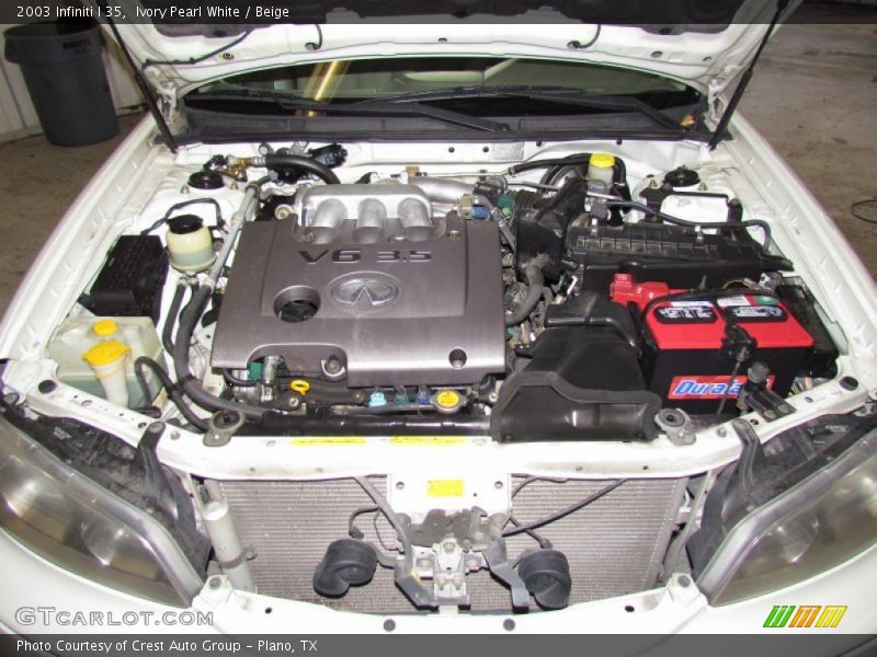Ivory Pearl White / Beige 2003 Infiniti I 35