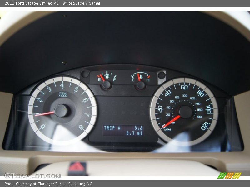  2012 Escape Limited V6 Limited V6 Gauges