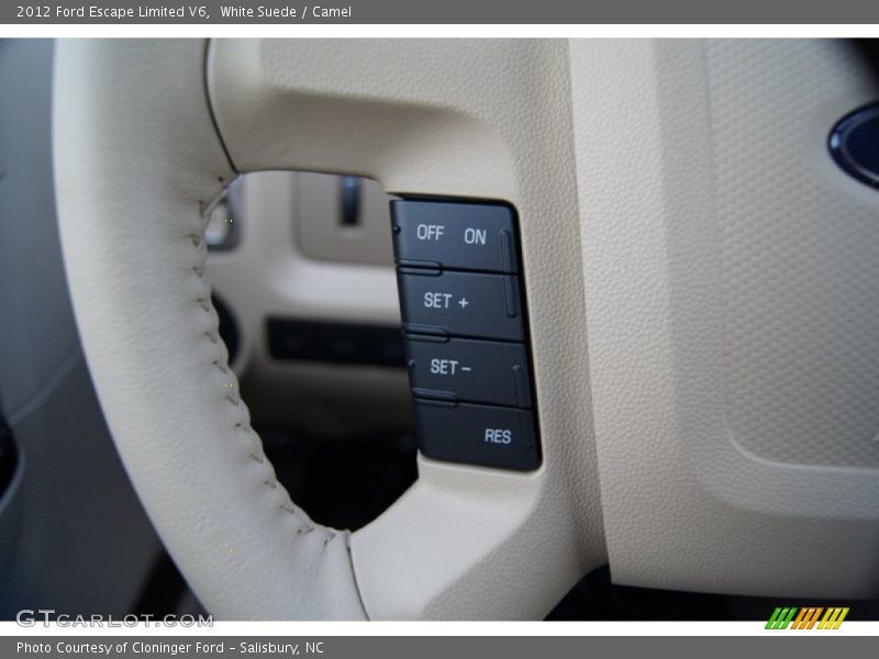 White Suede / Camel 2012 Ford Escape Limited V6
