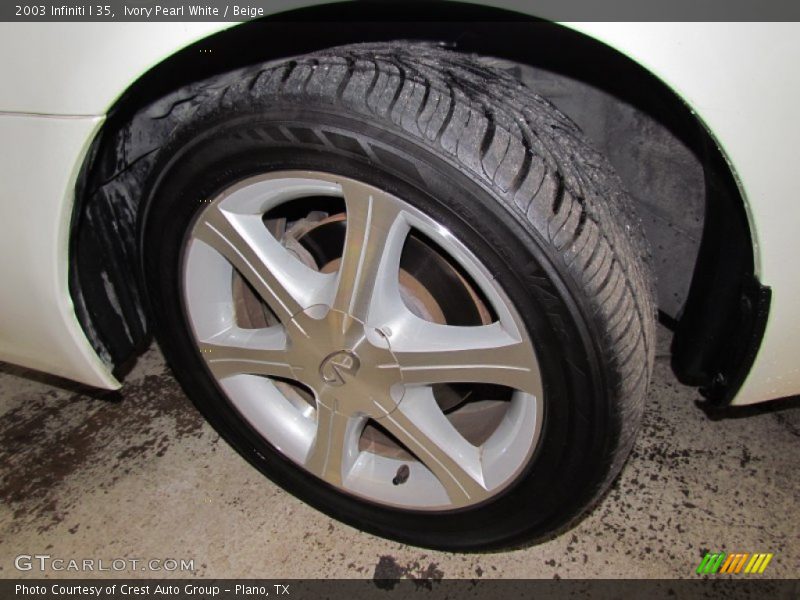 Ivory Pearl White / Beige 2003 Infiniti I 35