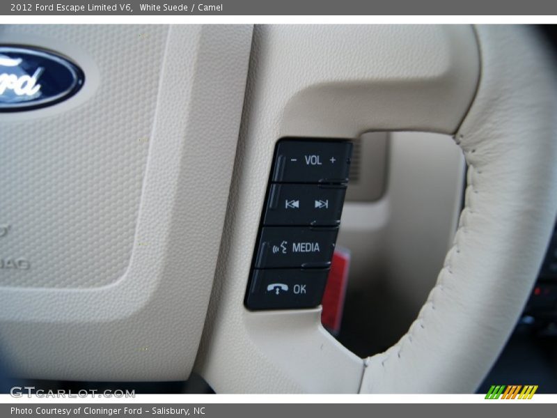 White Suede / Camel 2012 Ford Escape Limited V6
