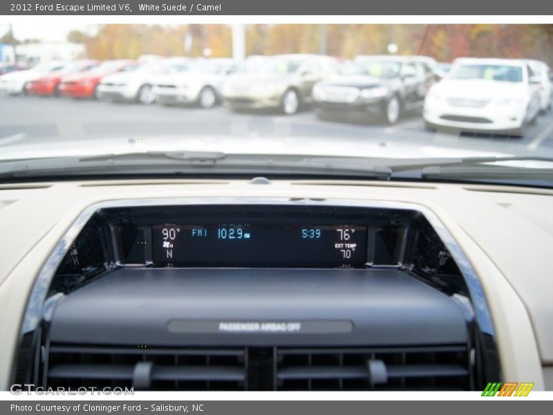 White Suede / Camel 2012 Ford Escape Limited V6