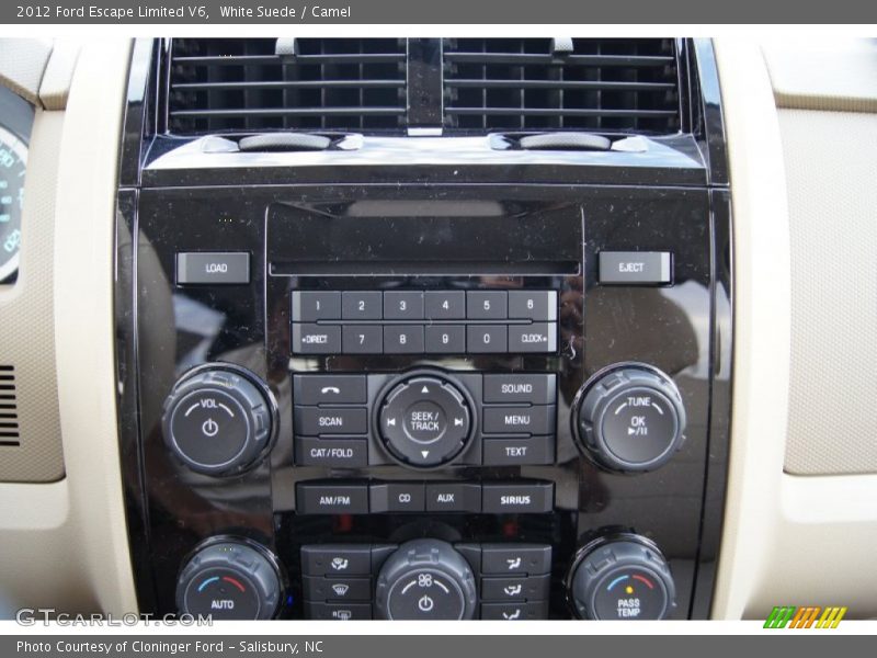 White Suede / Camel 2012 Ford Escape Limited V6
