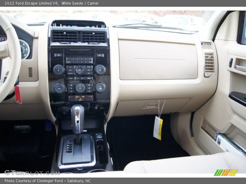 White Suede / Camel 2012 Ford Escape Limited V6
