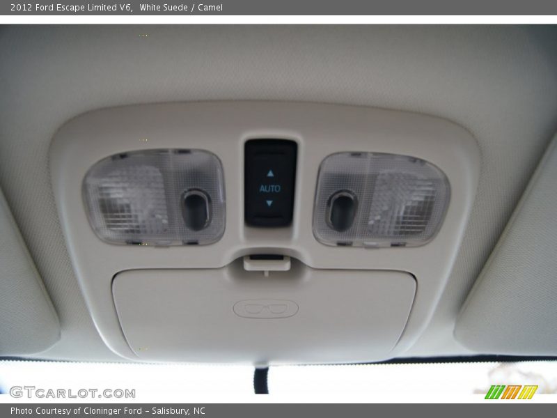 White Suede / Camel 2012 Ford Escape Limited V6