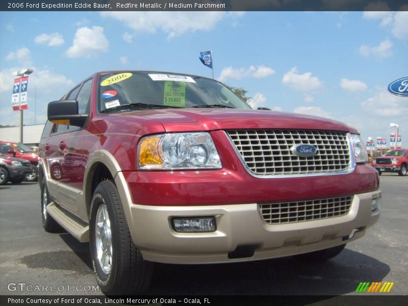 Redfire Metallic / Medium Parchment 2006 Ford Expedition Eddie Bauer