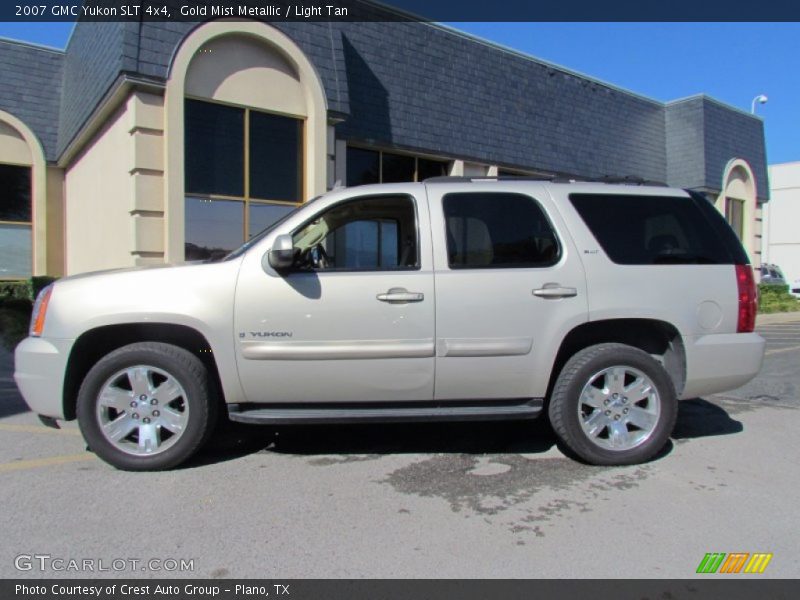 Gold Mist Metallic / Light Tan 2007 GMC Yukon SLT 4x4