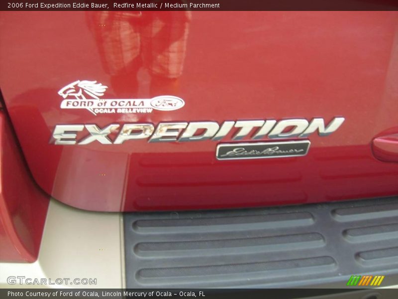 Redfire Metallic / Medium Parchment 2006 Ford Expedition Eddie Bauer
