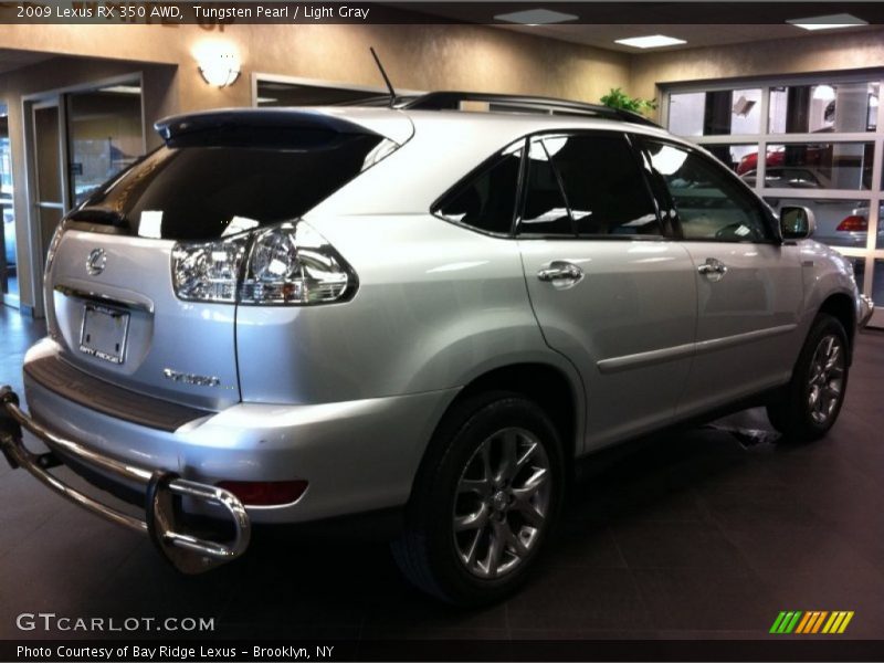 Tungsten Pearl / Light Gray 2009 Lexus RX 350 AWD