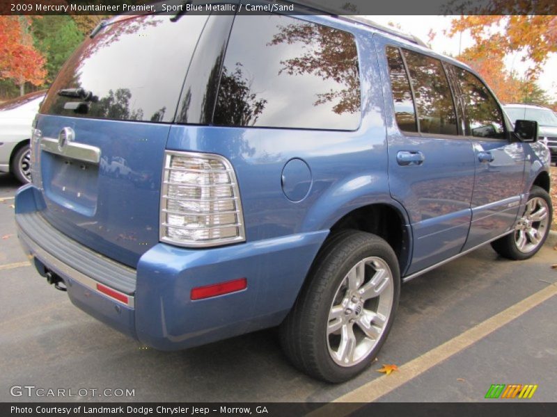 Sport Blue Metallic / Camel/Sand 2009 Mercury Mountaineer Premier