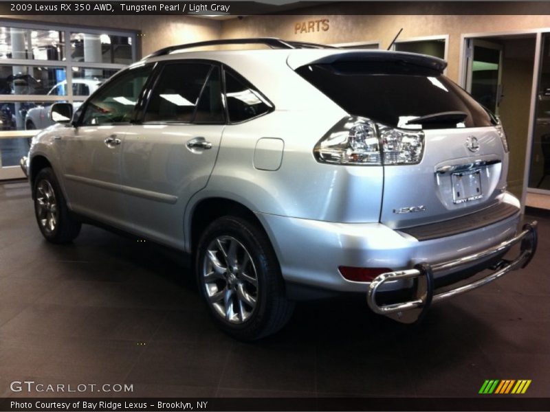 Tungsten Pearl / Light Gray 2009 Lexus RX 350 AWD