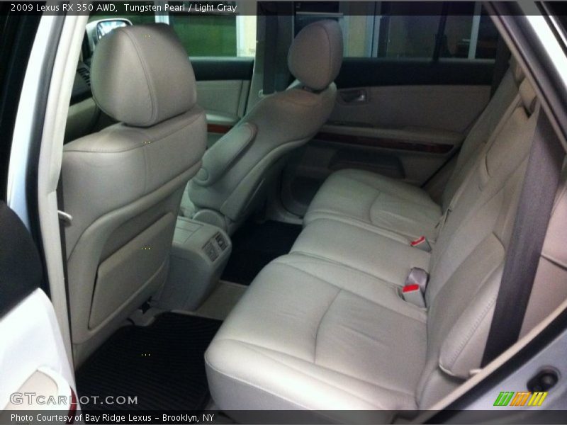 Tungsten Pearl / Light Gray 2009 Lexus RX 350 AWD