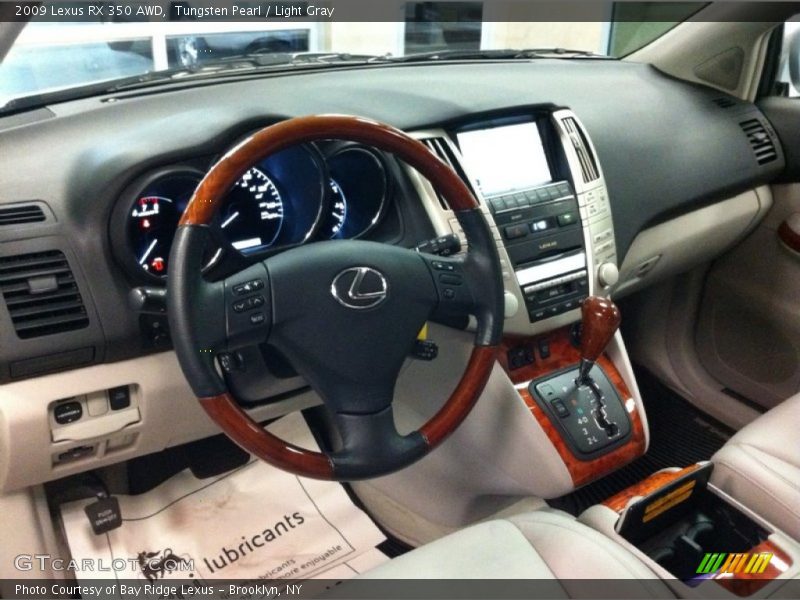 Tungsten Pearl / Light Gray 2009 Lexus RX 350 AWD