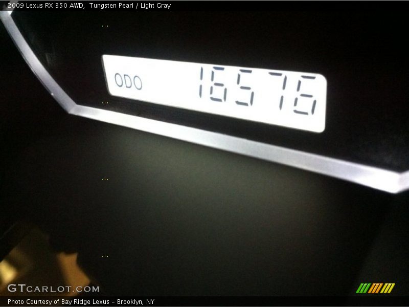 Tungsten Pearl / Light Gray 2009 Lexus RX 350 AWD