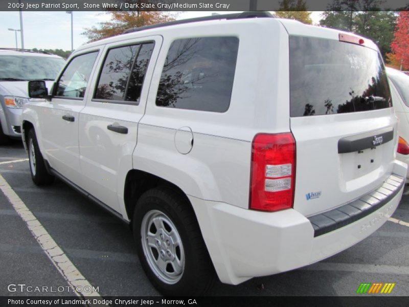 Stone White / Dark Slate Gray/Medium Slate Gray 2009 Jeep Patriot Sport