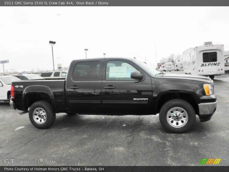 Onyx Black / Ebony 2011 GMC Sierra 1500 SL Crew Cab 4x4