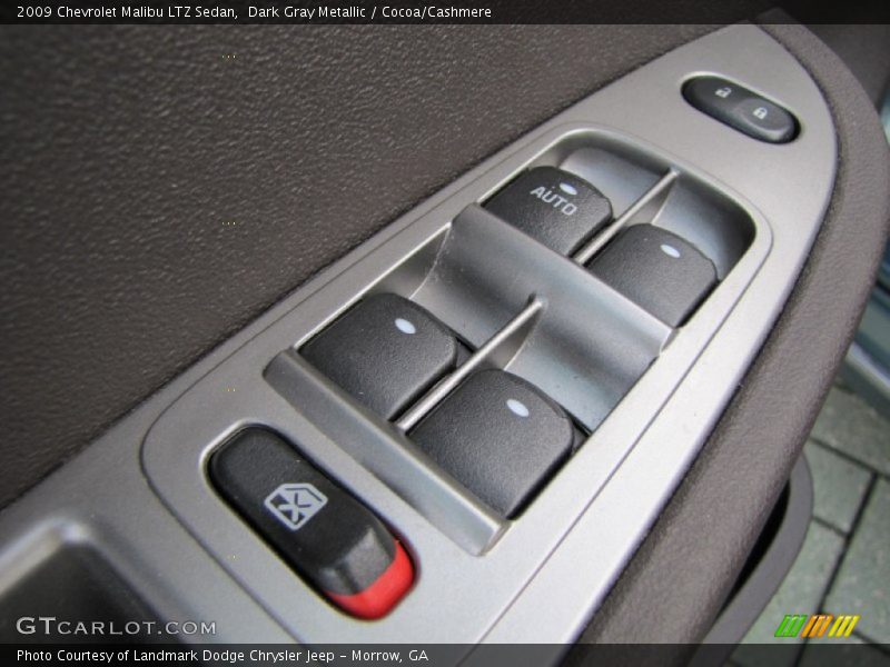 Dark Gray Metallic / Cocoa/Cashmere 2009 Chevrolet Malibu LTZ Sedan