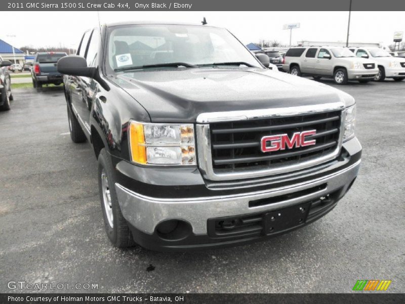 Onyx Black / Ebony 2011 GMC Sierra 1500 SL Crew Cab 4x4