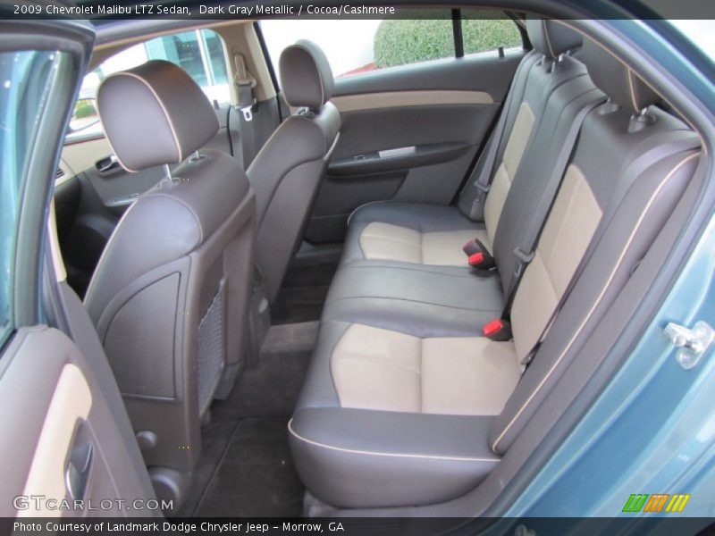 Dark Gray Metallic / Cocoa/Cashmere 2009 Chevrolet Malibu LTZ Sedan