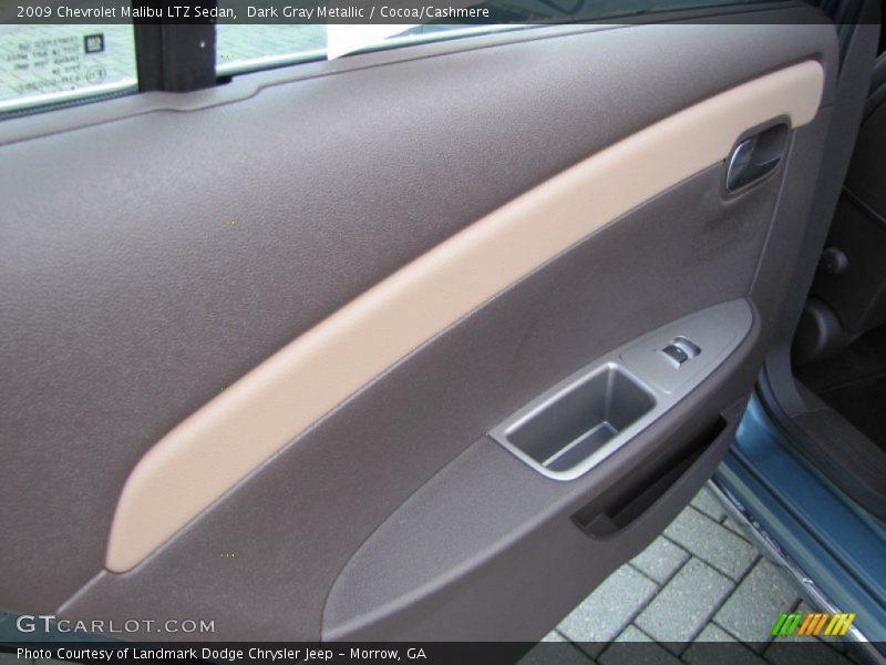 Dark Gray Metallic / Cocoa/Cashmere 2009 Chevrolet Malibu LTZ Sedan