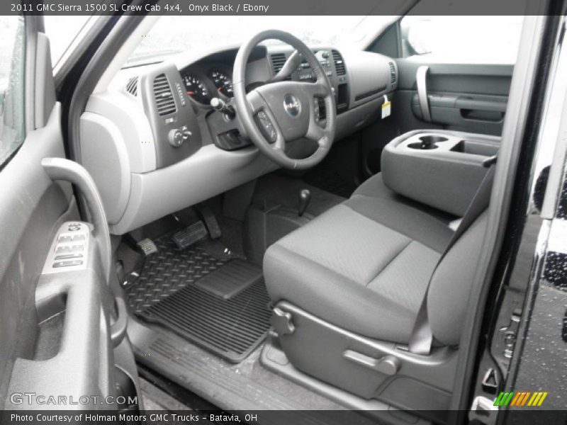 Onyx Black / Ebony 2011 GMC Sierra 1500 SL Crew Cab 4x4