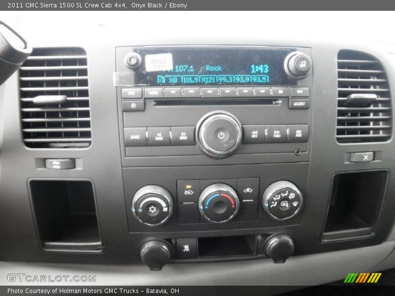 Onyx Black / Ebony 2011 GMC Sierra 1500 SL Crew Cab 4x4