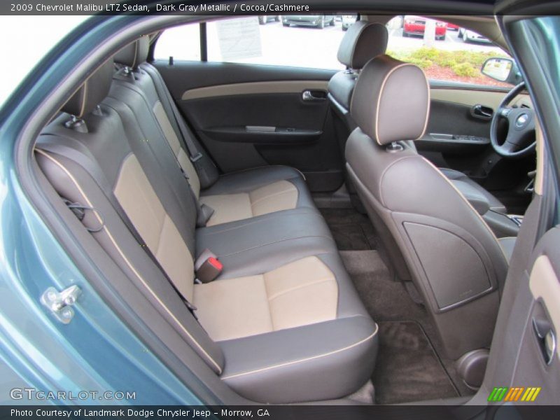 Dark Gray Metallic / Cocoa/Cashmere 2009 Chevrolet Malibu LTZ Sedan