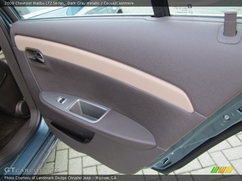 Dark Gray Metallic / Cocoa/Cashmere 2009 Chevrolet Malibu LTZ Sedan