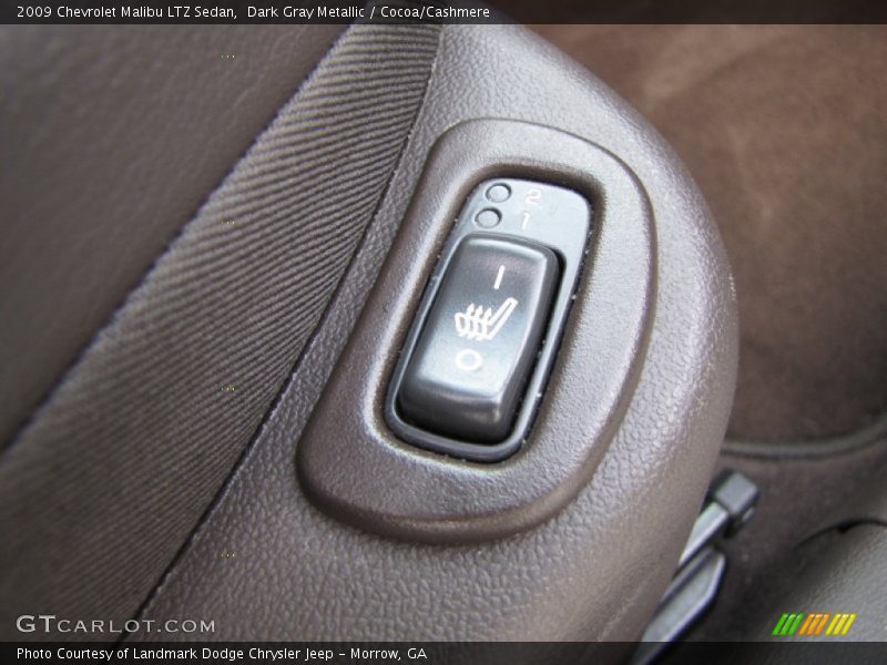 Dark Gray Metallic / Cocoa/Cashmere 2009 Chevrolet Malibu LTZ Sedan