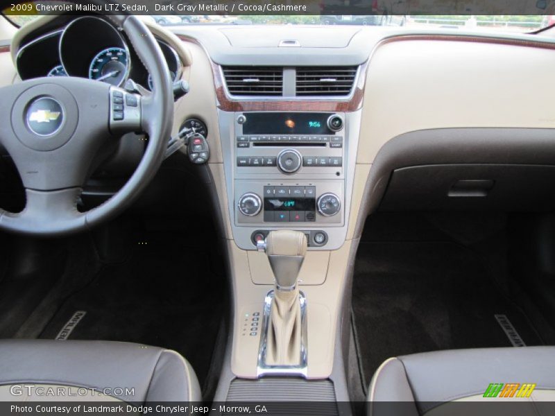 Dark Gray Metallic / Cocoa/Cashmere 2009 Chevrolet Malibu LTZ Sedan