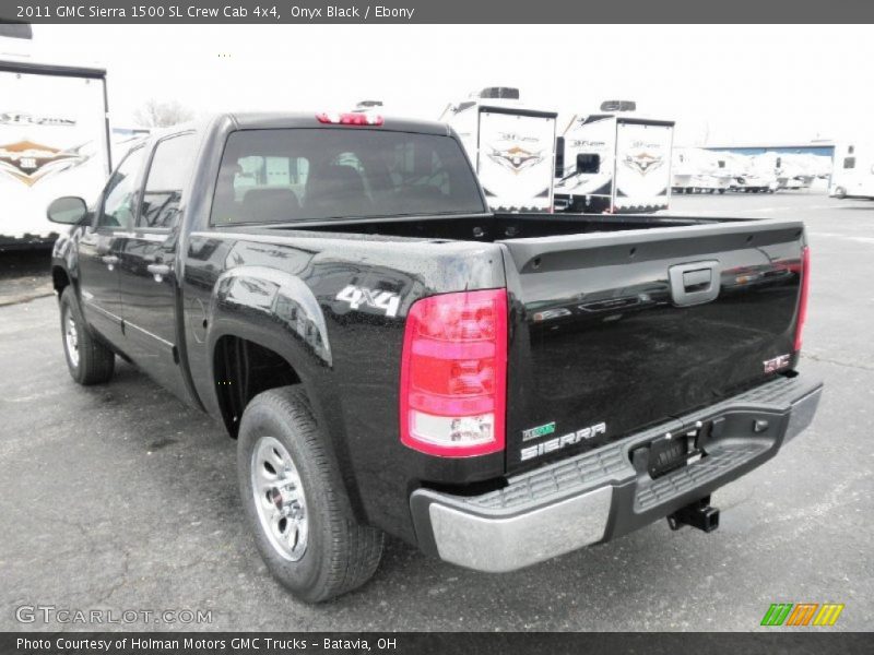 Onyx Black / Ebony 2011 GMC Sierra 1500 SL Crew Cab 4x4