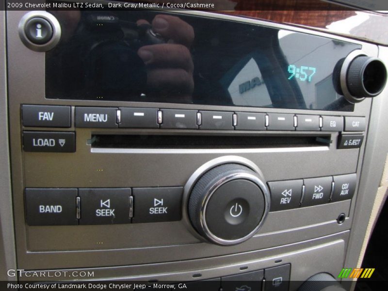 Dark Gray Metallic / Cocoa/Cashmere 2009 Chevrolet Malibu LTZ Sedan