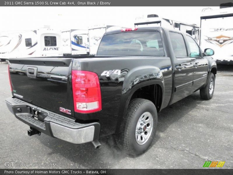 Onyx Black / Ebony 2011 GMC Sierra 1500 SL Crew Cab 4x4