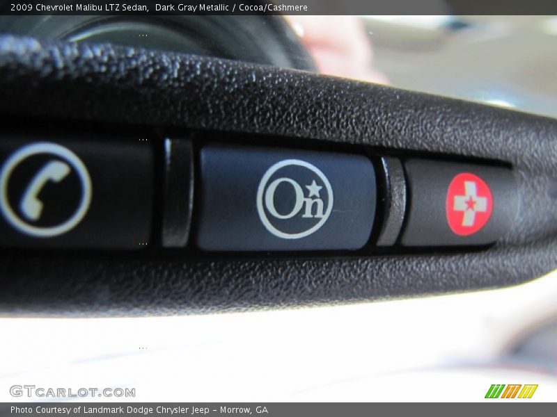Dark Gray Metallic / Cocoa/Cashmere 2009 Chevrolet Malibu LTZ Sedan