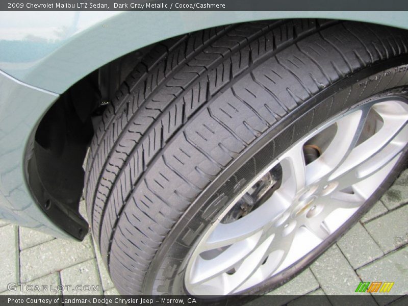 Dark Gray Metallic / Cocoa/Cashmere 2009 Chevrolet Malibu LTZ Sedan