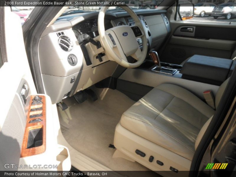 Stone Green Metallic / Camel 2008 Ford Expedition Eddie Bauer 4x4